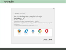 Tablet Screenshot of labin.hr